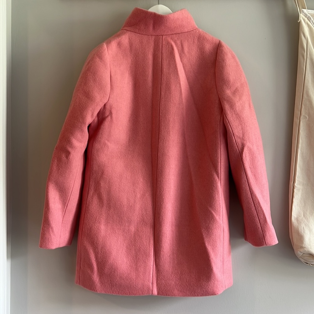 NWT J. Crew Mercantile City Coat *Rare Pink* - Picture 5 of 6